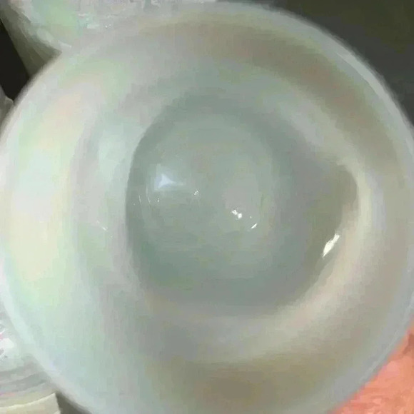 Set of 3 vintage Federal Glass iridescent milk  glass beer steins - Picture 6 of 12